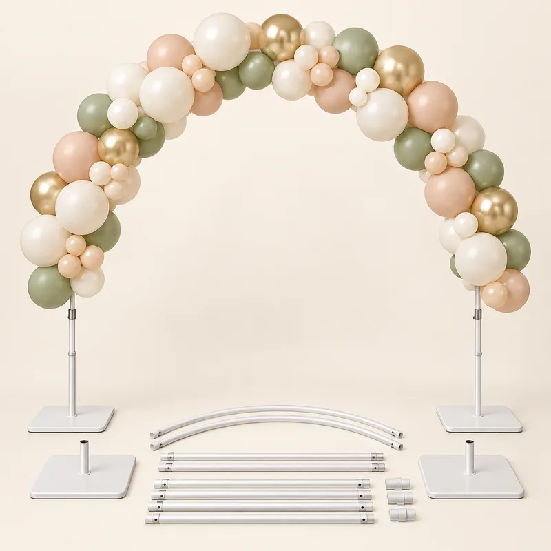 Adjustable Balloon Arch Stand Kit — AI-generated representative illustration