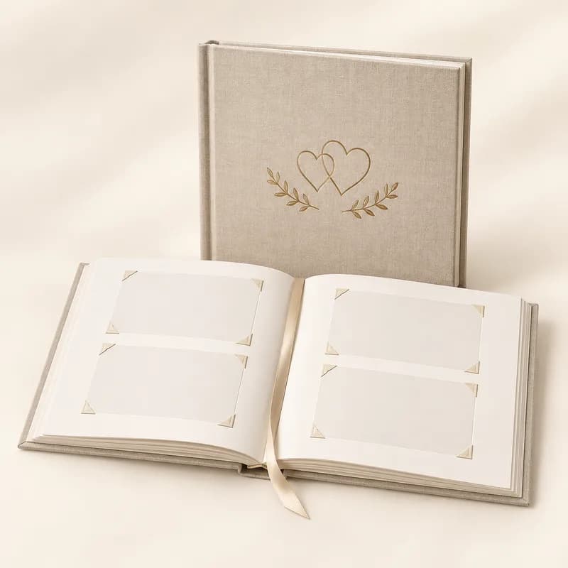 Personalized Anniversary Photo Guest Book — AI-generated representative illustration