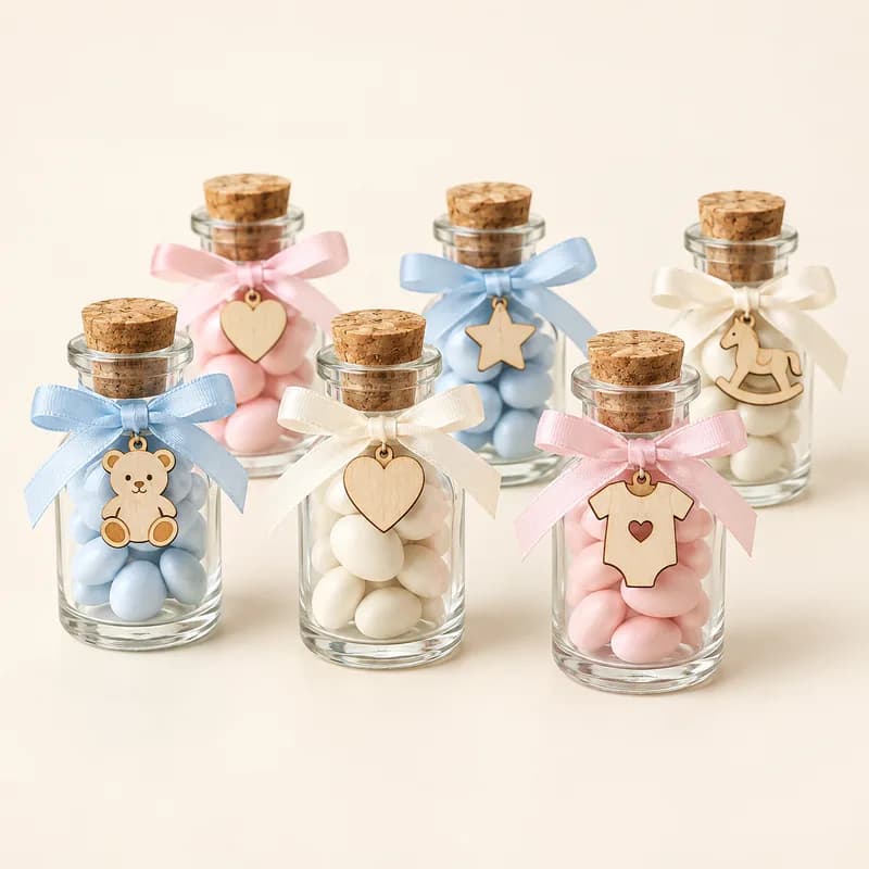 Baby Shower Mini Bottle Favors (24 pack) — AI-generated representative illustration