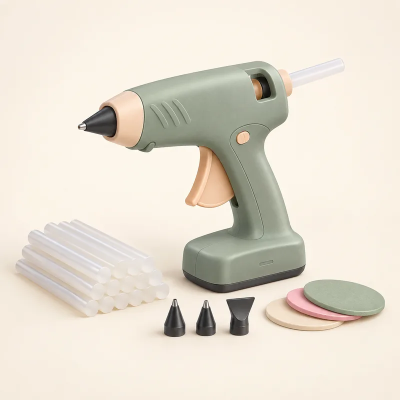 Cordless Hot Glue Gun Decorator Kit — AI-generated representative illustration