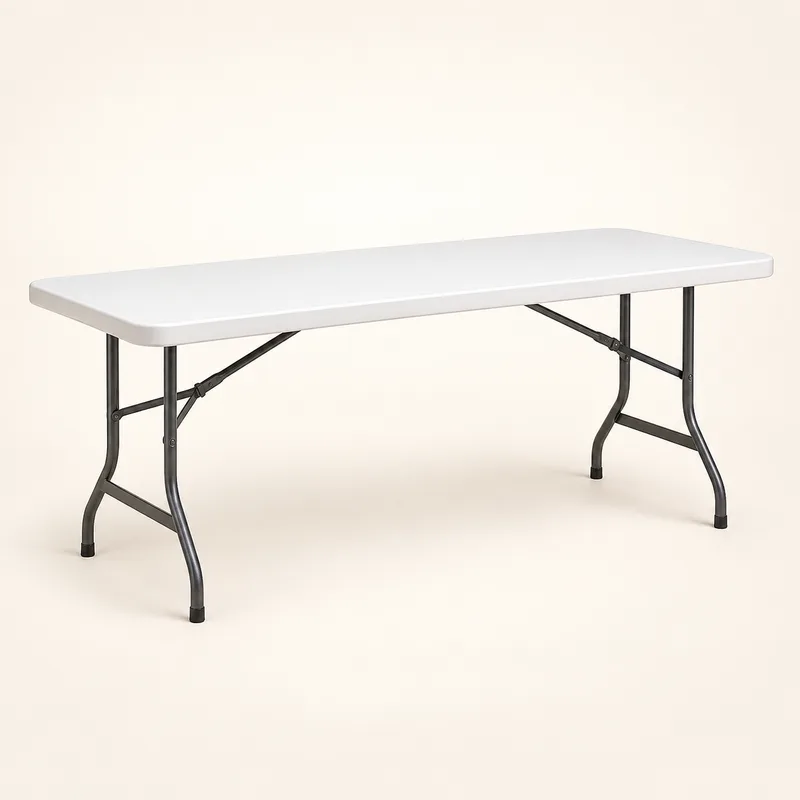 Folding Banquet Table (6 ft) — AI-generated representative illustration