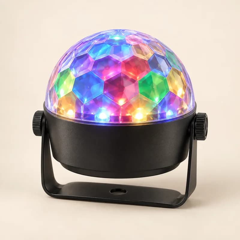 Sound-Activated LED Disco Party Light — AI-generated representative illustration
