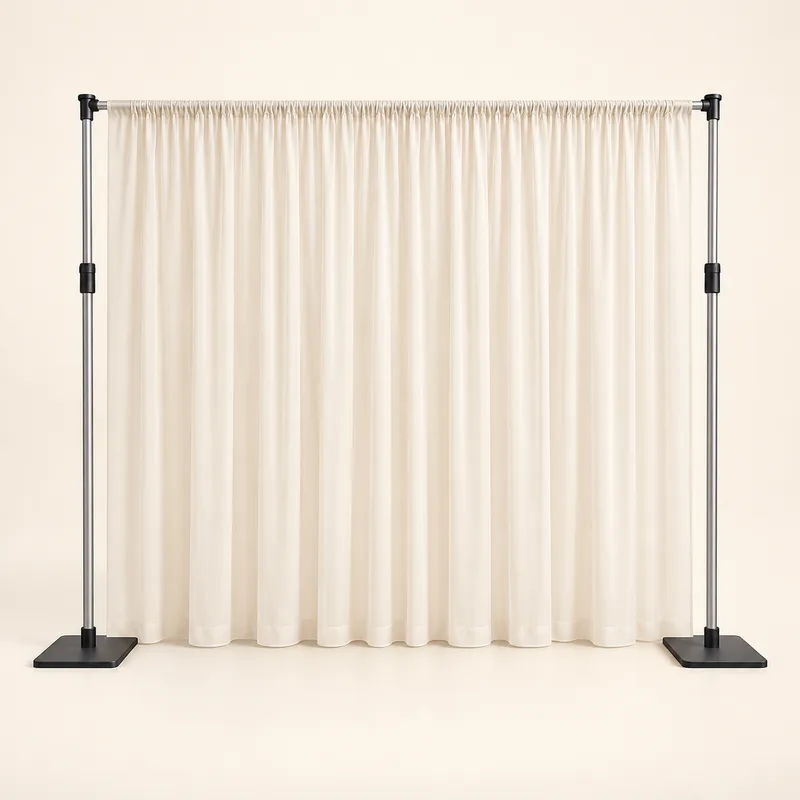 Adjustable Pipe-and-Drape Backdrop Kit — AI-generated representative illustration