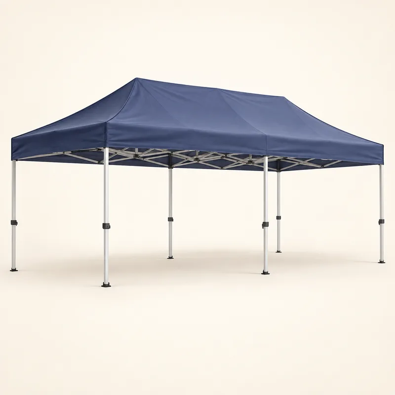 Pop-Up Canopy Event Tent (10 x 20 ft) — AI-generated representative illustration