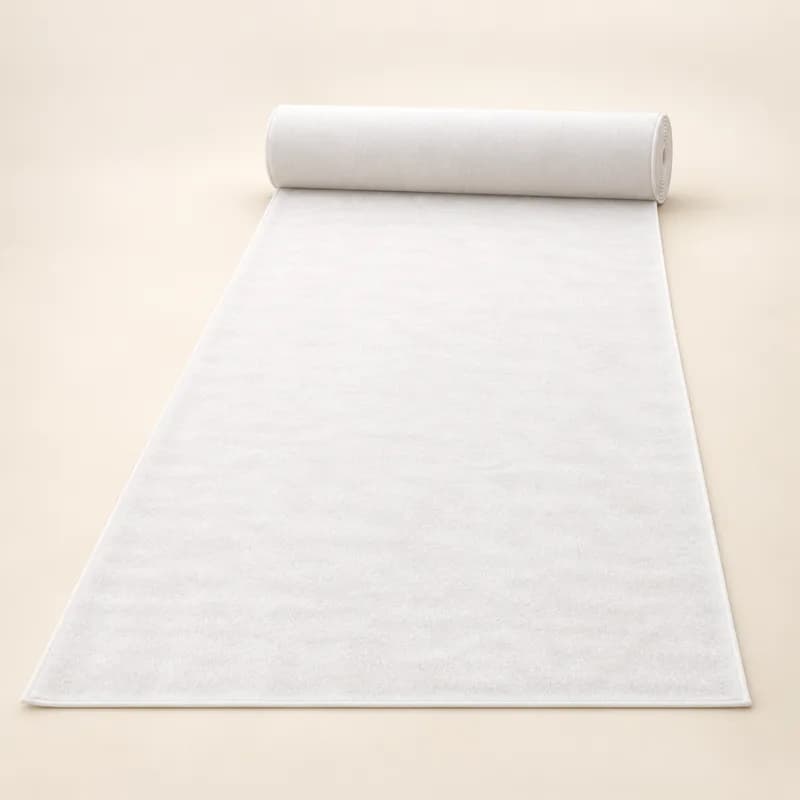 Wedding Aisle Runner (100 ft) — AI-generated representative illustration